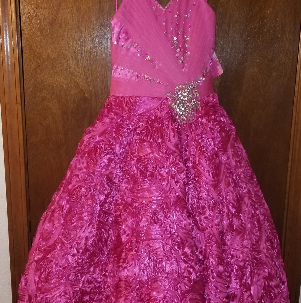 Girls pageant dress